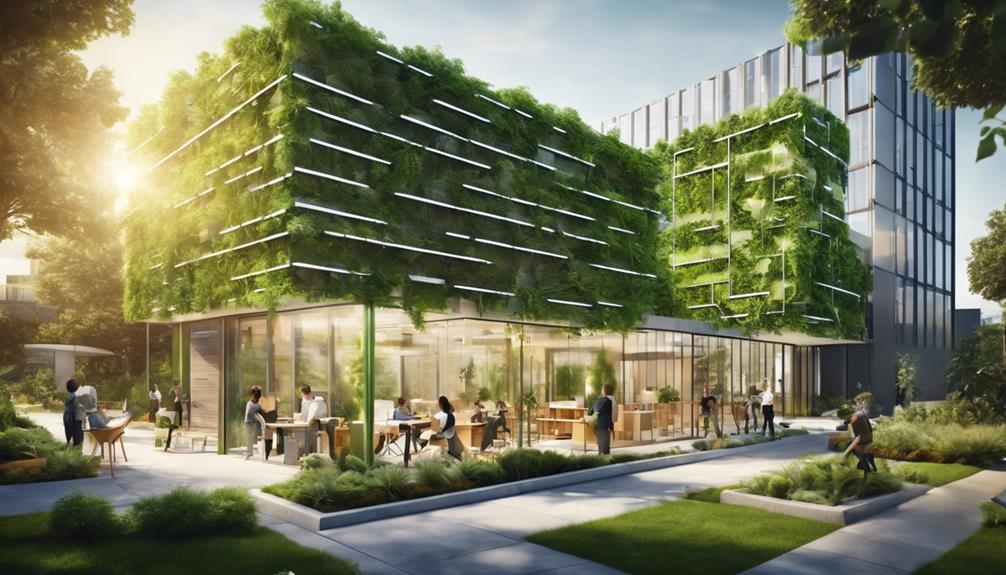 sustainable office design benefits